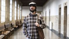 Ucl�s, en Santiago, tras recibir el premio San Clemente