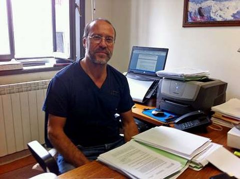 Fernando Cabezas, en su despacho de la Audiencia Provincial.