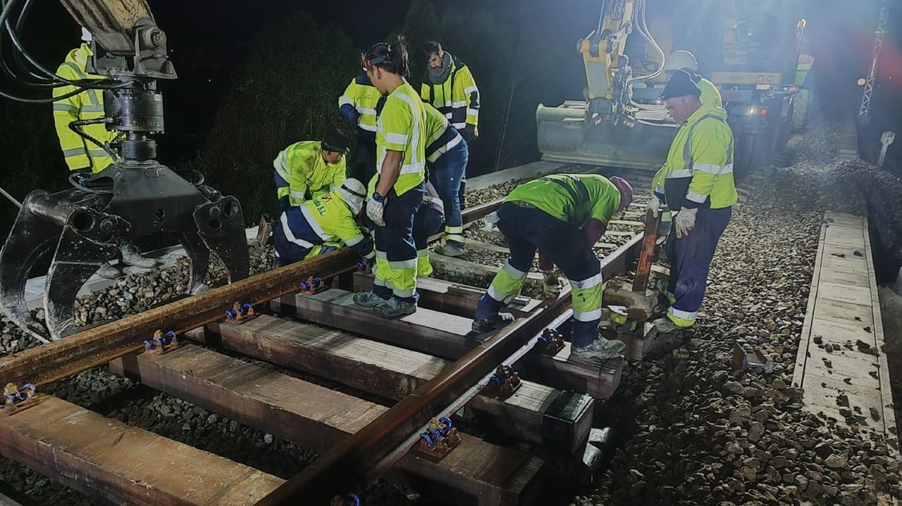 La aparición de bolsas de lodo encarece en 6,5 millones el tren del puerto seco de Vigo