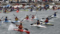Imagen de la salida de la regata celebrada el pasado a�o.
