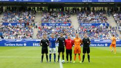 Varon Aceiton Linares Real Oviedo Reus Carlos Tartiere.Var�n Aceit�n, antes del Real Oviedo - Reus de la pasada campa�a