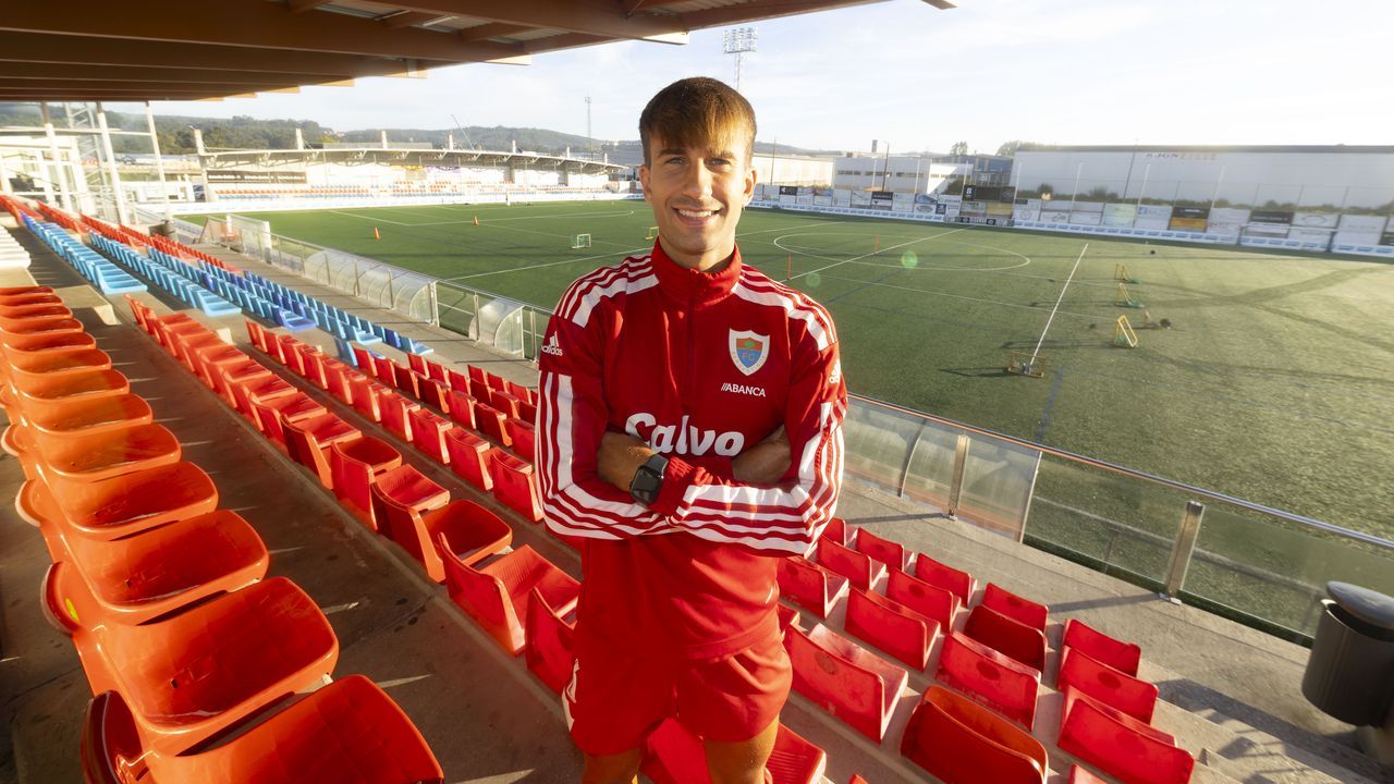 Yago Gandoy, segundo capitán del Bergantiños: «Lo primero es la permanencia, hay que tener los pies en el suelo»