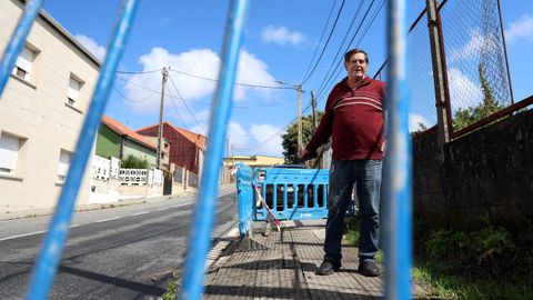 Jos Carlos Montero, en la calle de la avera.
