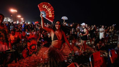 El p�blico, en el concierto de Shakira