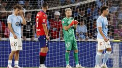 Javi Rodr�guez, Ionut Andrei Radu y Pablo Dur�n, durante el Celta-Osasuna.