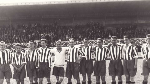 Plantilla del Sporting en el Molin�n. 1928. Mus�u del Pueblu d'Asturies
