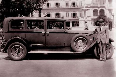 Jos� G�mez traballou como chofer cando estivo emigrado en Cuba