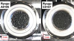 Muestras de roca obtenidas por la sonda Hayabusa 2 del asteroide Ryugu