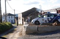 El incendio se declar� poco despu�s de las tres de la tarde