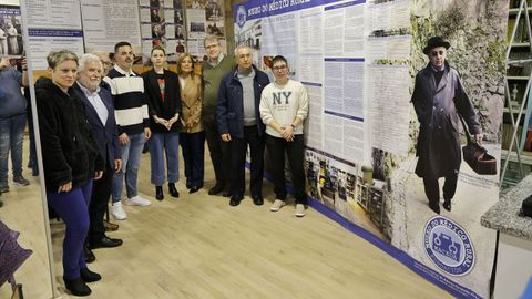 Inauguración da exposición sobre a Historia da Medicina Rural Galega, en la Sociedade Albor