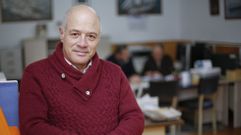 Domingo Varela, en la sede del colectivo, ubicada en Canido