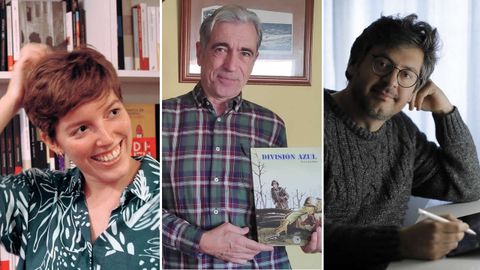 Xulia Vicente, Fran Jaraba y Martn Romero