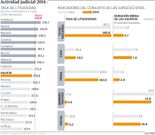 Actividad judicial en el 2014