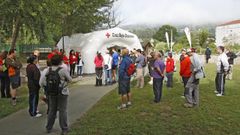 Imaxe de arquivo dunha andaina solidaria de Cruz Vermella