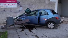 Los ocupantes abandonaron el veh�culo tras el siniestro