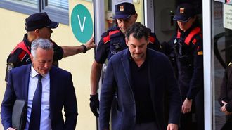 Jonathan Andic sale del juzgado tras depositar el mill�n de euros de fianza el pasado mes de mayo