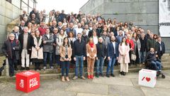 Comit provincial del PSOE celebrado este lunes en el Pazo da Cultura de Pontevedra