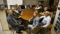 A la reuni�n estaban convocados doce colectivos vecinales y empresariales de Ourense.