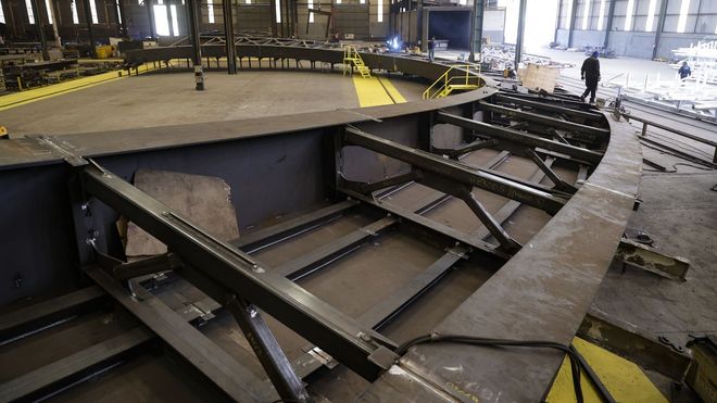 Horta Coslada fabrica el esqueleto del nuevo escal&eacute;xtric del Chuac