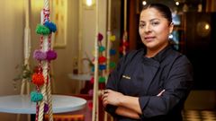 Anne Cabello Orosco es la jefa de cocina del restaurante peruano La Conquista, en A Coru�a.
