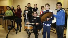 Primer d�a de clase en la Escola de M�sica.