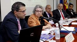 Jim�nez, Garc�a, Iglesias, Hermida y Teixeira abrieron ayer las Xornadas T�cnicas Expomar.