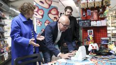Goretti Sanmartn, Xos Regueira e Iago Gordillo presentaron o saln este luns en Alita Cmics
