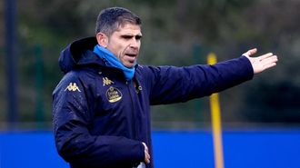 Antonio Hidalgo, en un entrenamiento