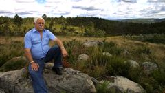 Anselmo Guiance, en una imagen tomada en el 2002 en los montes de Entrecruces.