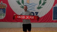 Alberto Ruiz de Galarreta, en su presentacin con el Celtas de Foz.