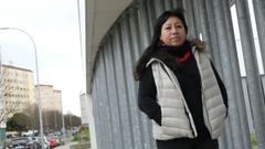 Soledad Lucero, en una fotograf�a tomada ayer, lleva ya doce a�os en la ciudad