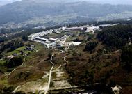 Vista a�rea de los terrenos en discusi�n sobre los que se asienta la base de la Brilat.