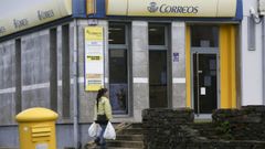 La sucursal de Correos en el barrio ferrolano de Caranza, en una imagen de archivo.