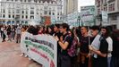 La protesta contra el cambio clim�tico en Oviedo