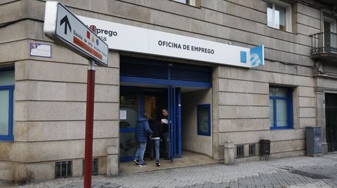 Oficinas del Servicio P�blico de Empleo en Ourense, en foto de archivo