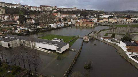 Una imagen de Coimbra, en Portugal, totalmente inundada despu�s de las �ltimas borrascas.