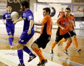 El pronista Jandri, presionado por Mimi, del Burela.