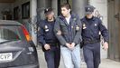 Miguel Ángel Vila, hijo de O Presidente, en una foto de archivo del 2009 en su entrada en los juzgados de Vilagarcía por la Operación Jirito
