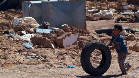 Campamento de refugiados en Tinduf, en el Sahara