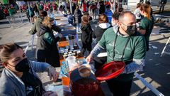 En el avituallamiento de meta preparar�n unos quinientos litros de chocolate.