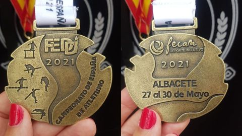 Medalla logrado en el Campeonato de Espa�a FEDDI de Albacete