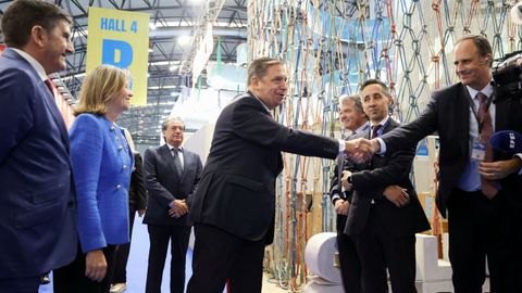 El ministro de Pesca y Agricultura, Jos Luis Planas hoy en Vigo