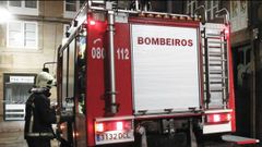 Imagen de archivo de los bomberos de Santiago