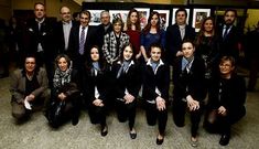 Los premiados por su actividad en el 2012 o sus trayectorias, en una foto de familia.