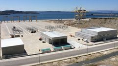 Vista actual de la terminal de contenedores de FCT