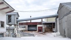 Parte de las instalaciones de la empresa de Burela donde sucedi� el accidente. Cerr� a finales a mediados de esta d�cada.