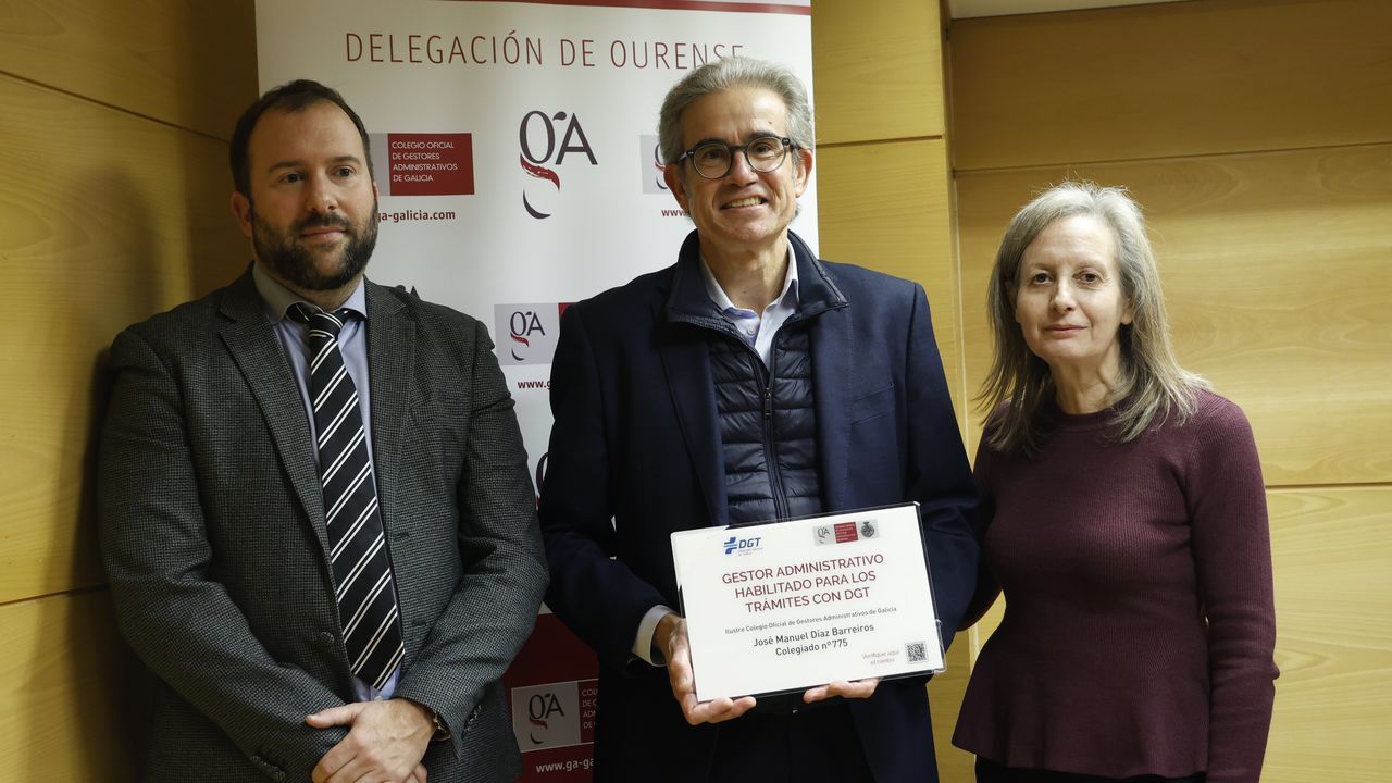 Los gestores administrativos de Ourense ya están habilitados para realizar trámites en la DGT