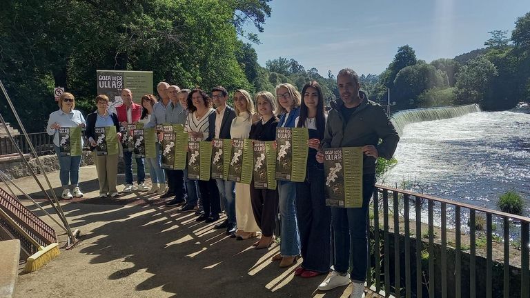 Representantes de los municipios que participan en el programa presentaron el calendario del 2026 en el Coto de Ximonde, en Vedra