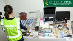 Imagen de archivo de los anabolizantes requisados por la Guardia Civil de Pontevedra en una operaci�n llevada a cabo en el a�o 2015.
