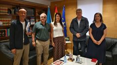 Mar�a Mart�nez Allegue mantuvo una jornada de trabajo con el alcalde de Mu��os, Pl�cido �lvarez Doba�o